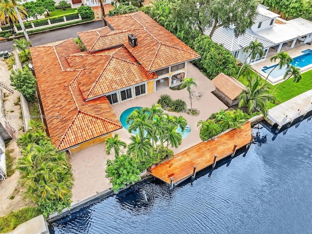 449 Isle Of Palms Dr, Fort Lauderdale, FL 33301 - drone / aerial view with a water view