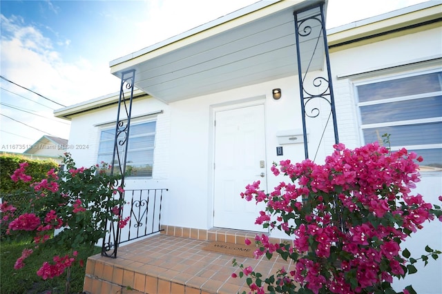 view of entrance to property