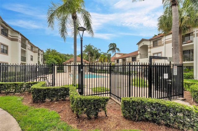 exterior space featuring a community pool