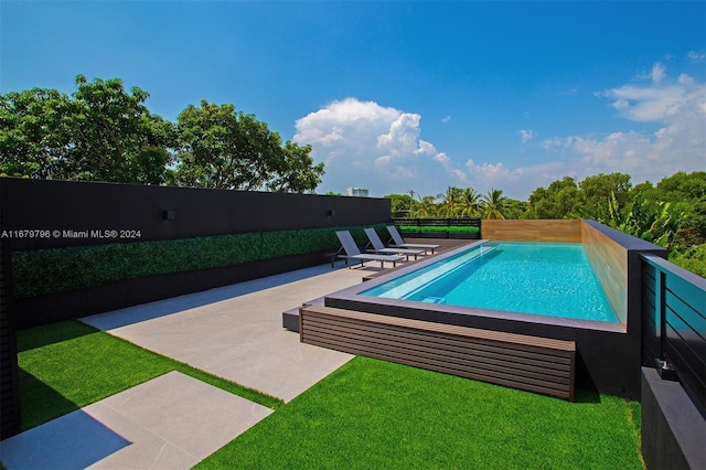 420 SW 15th Rd, Miami, FL 33129 - view of pool with a patio