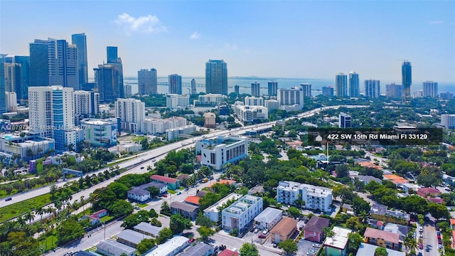 420 SW 15th Rd, Miami, FL 33129 - aerial view of city skyline