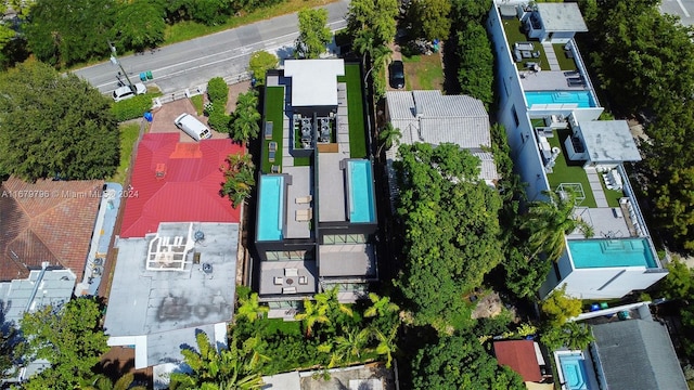 420 SW 15th Rd, Miami, FL 33129 - aerial view of residential area with a pool area
