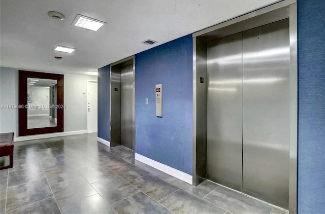 hallway with elevator