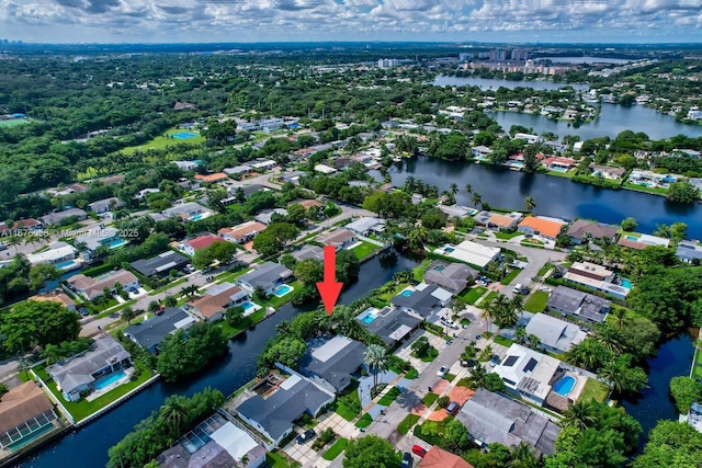 2340 NE 194th St, Miami, FL 33180 - aerial overview of property's location with a nearby body of water and nearby suburban area