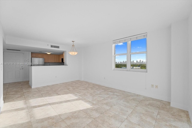 view of unfurnished living room