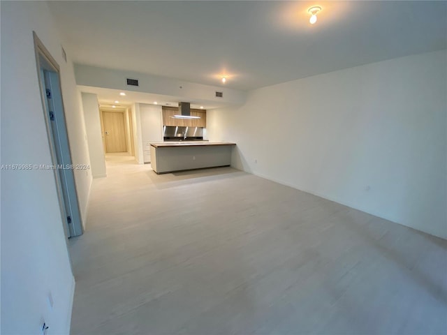 1000 Brickell Plz Unit 2907, Miami, FL 33131 - unfurnished living room featuring a sink