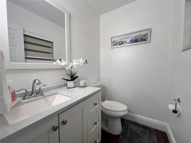 11369 SW 169th St Unit 5442D, Miami, FL 33157 - half bath with toilet, vanity, and baseboards