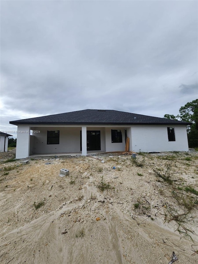 view of rear view of property