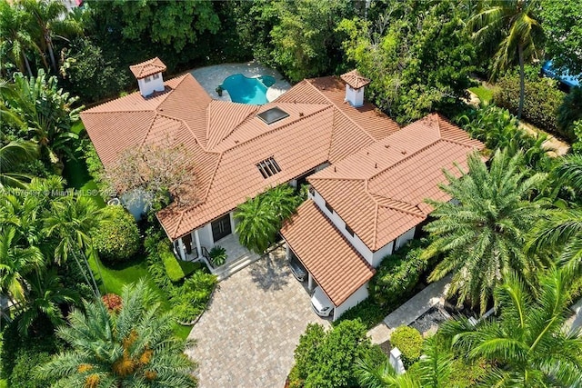 2616 Acacia Ct, Fort Lauderdale, FL 33301 - aerial view of property and surrounding area featuring a pool