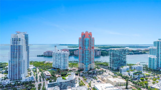 view of city featuring a water view