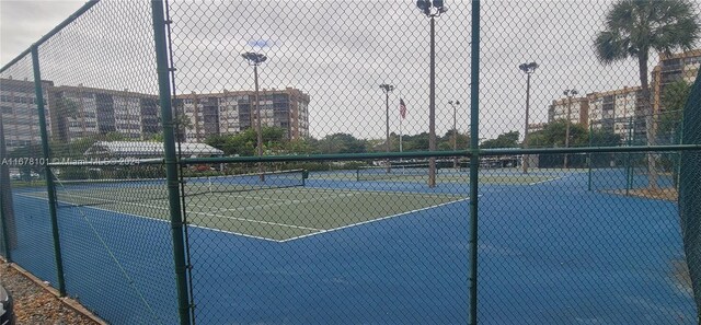 view of tennis court