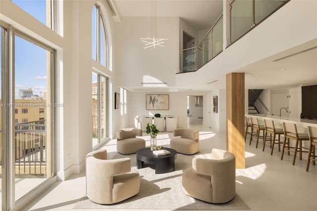 55 Merrick Way Unit 808, Coral Gables, FL 33134 - lobby with a towering ceiling