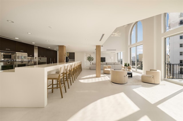 55 Merrick Way Unit 808, Coral Gables, FL 33134 - living room with recessed lighting