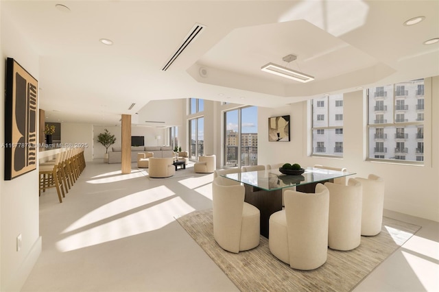 55 Merrick Way Unit 808, Coral Gables, FL 33134 - dining room with recessed lighting