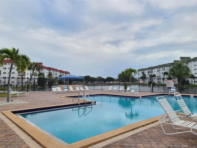 view of pool