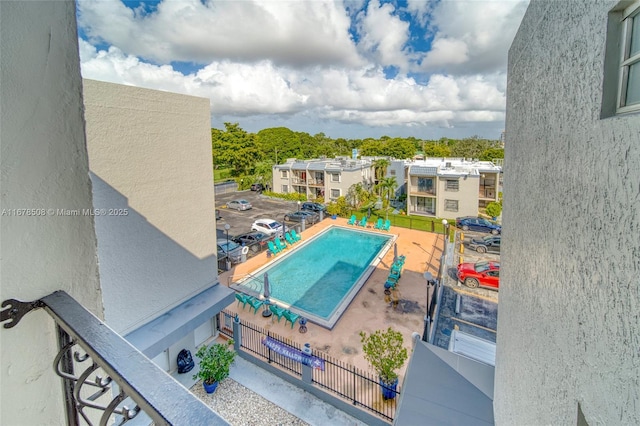 view of pool