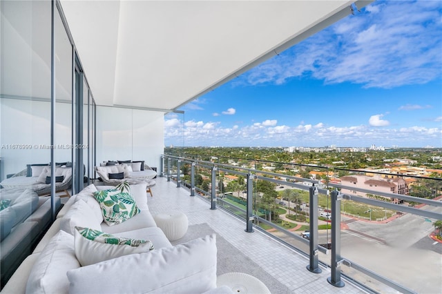 8701 Collins Ave Unit 1103, Miami Beach, FL 33154 - balcony featuring outdoor lounge area