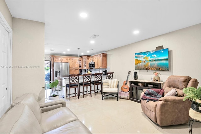 view of living room