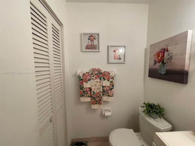 bathroom with toilet