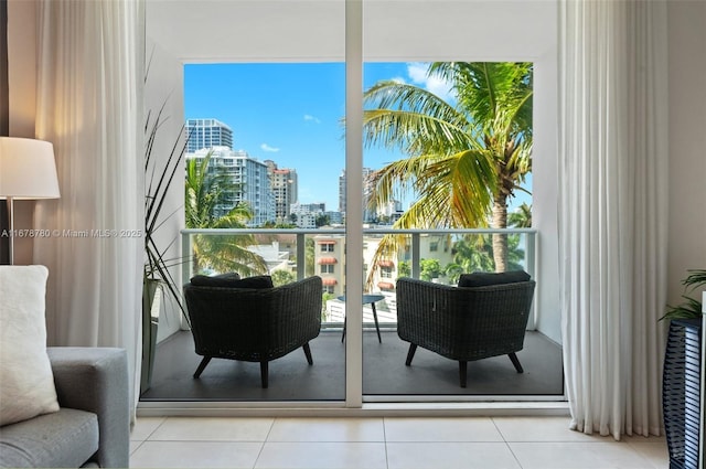 401 N Birch Rd Unit 505, Fort Lauderdale, FL 33304 - balcony with a city view