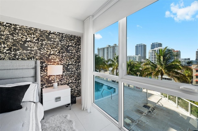 401 N Birch Rd Unit 505, Fort Lauderdale, FL 33304 - balcony with a city view