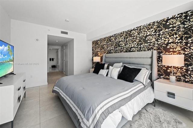 401 N Birch Rd Unit 505, Fort Lauderdale, FL 33304 - bedroom featuring light tile patterned flooring