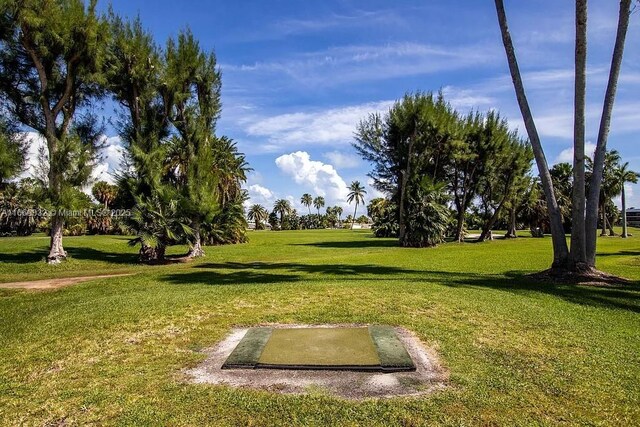 view of play area with a lawn