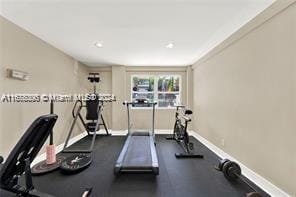 view of workout room