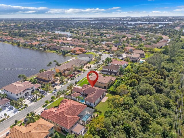 2294 SW 195th Ave, Miramar, FL 33029 - aerial view of residential area with a large body of water