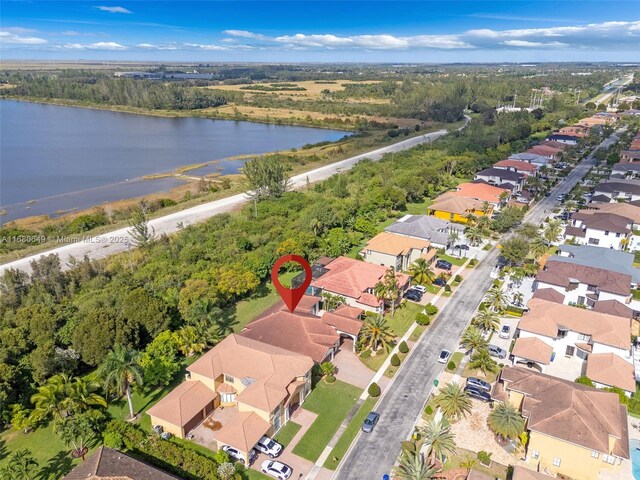 2294 SW 195th Ave, Miramar, FL 33029 - aerial view of property's location with a nearby body of water and nearby suburban area