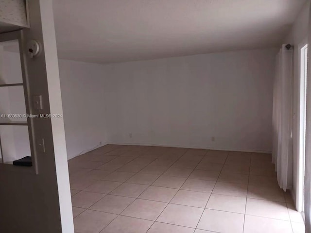 view of tiled empty room