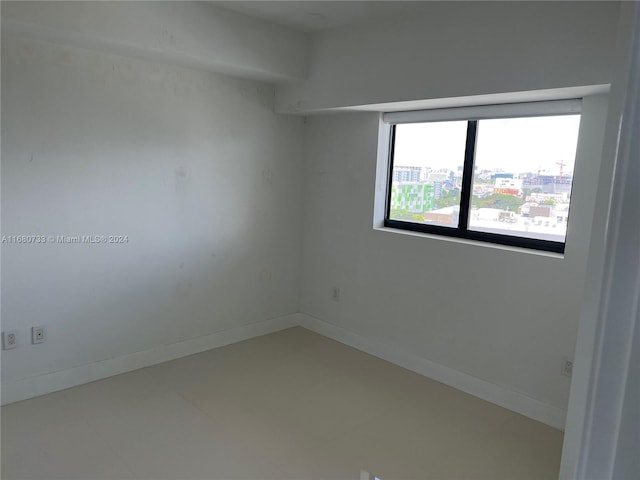 view of empty room