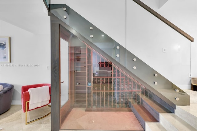 interior space featuring tile patterned floors