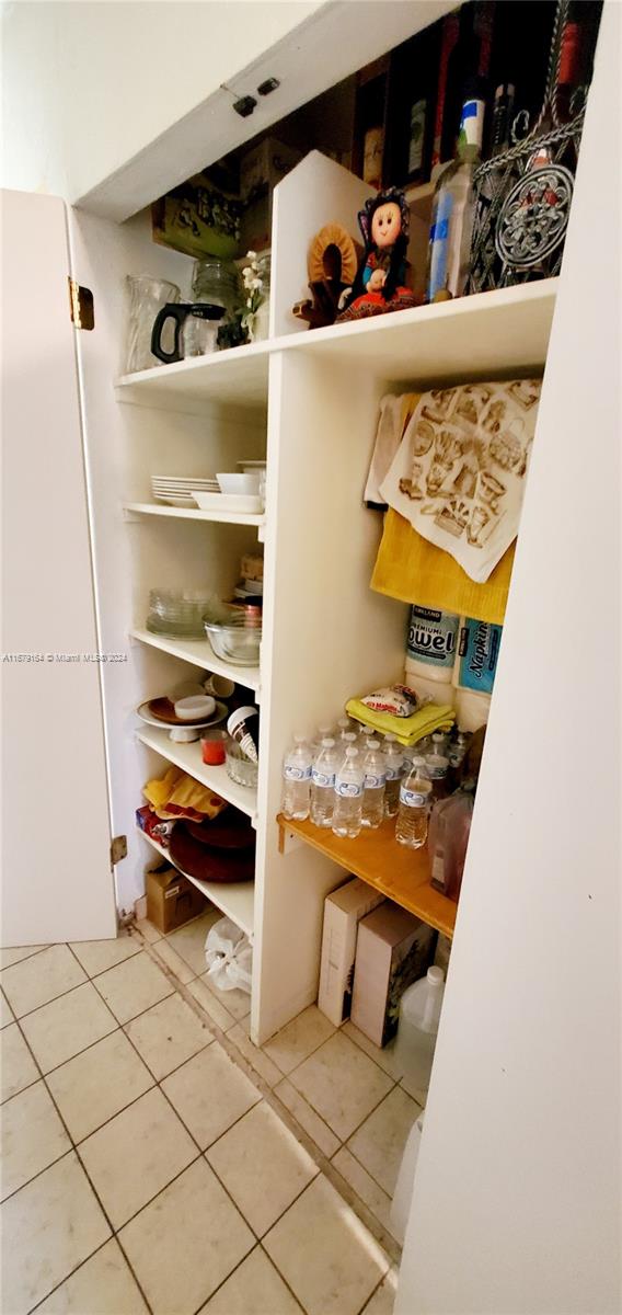 view of pantry