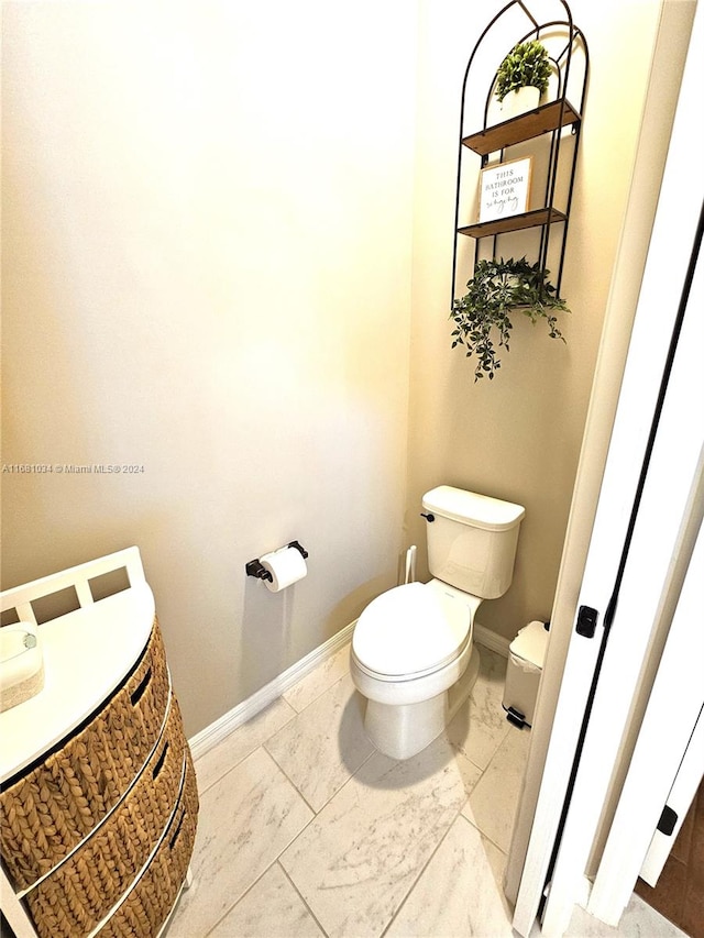 bathroom with toilet