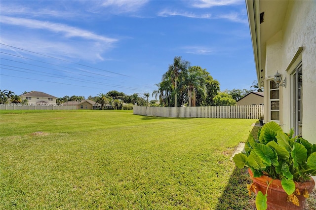 view of yard