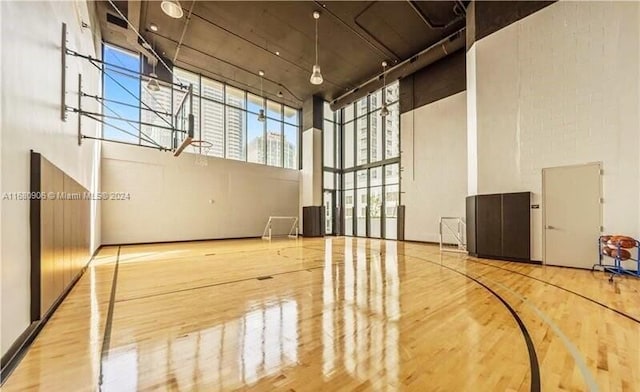 view of basketball court