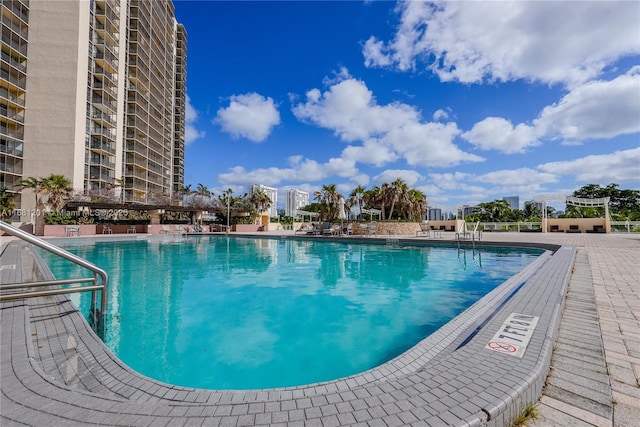 view of community pool