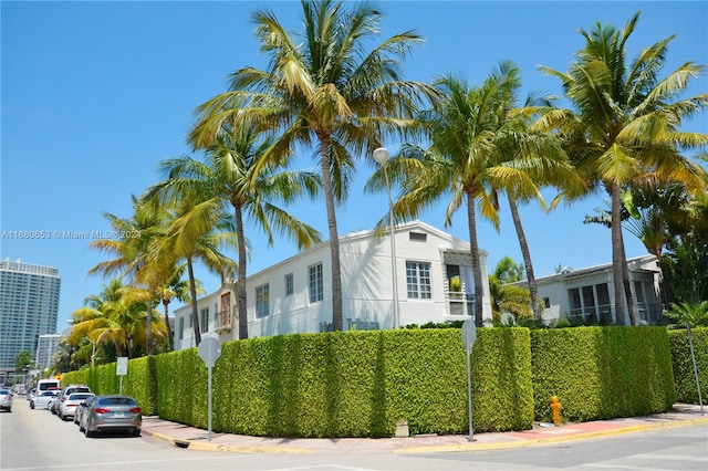 view of side of property