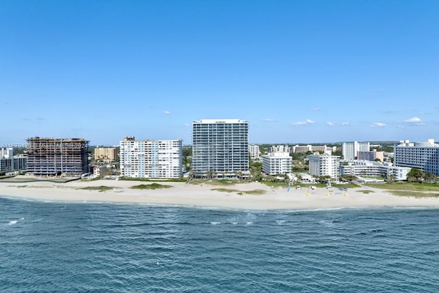 water view featuring a view of the beach