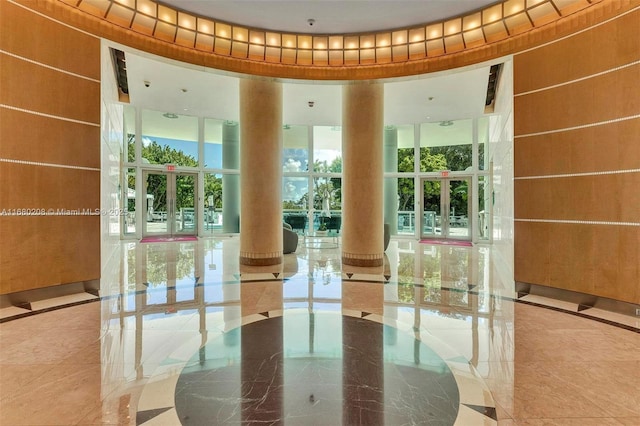 view of community lobby