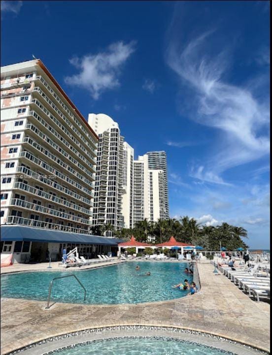 view of pool