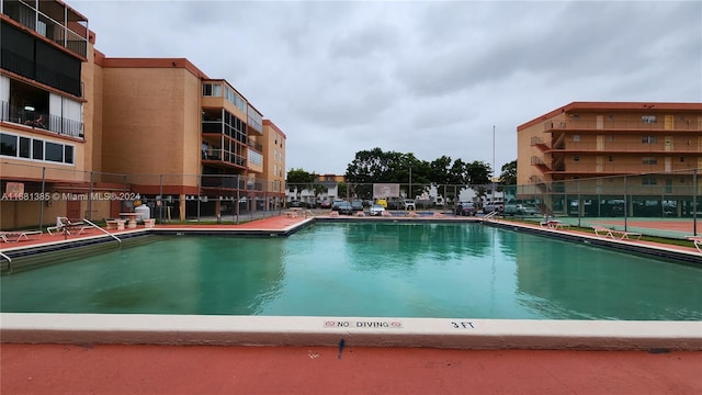 view of pool