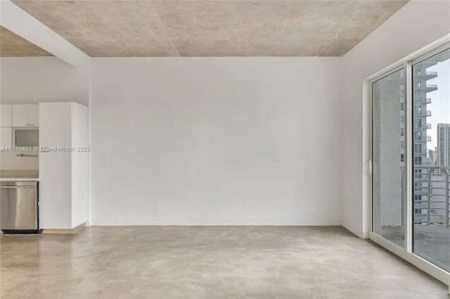 view of empty room