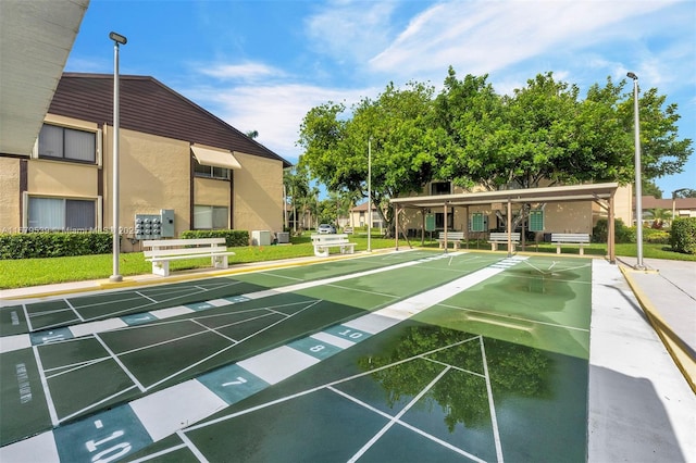 442 Pine Glen Ln Unit D-2, Green Acres, FL 33463 - view of property's community with shuffleboard
