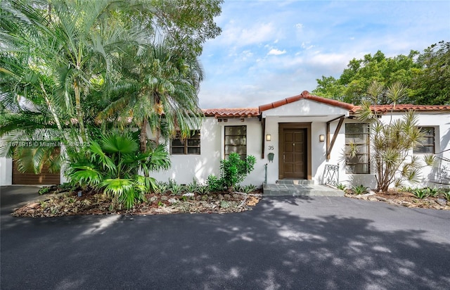 view of mediterranean / spanish house