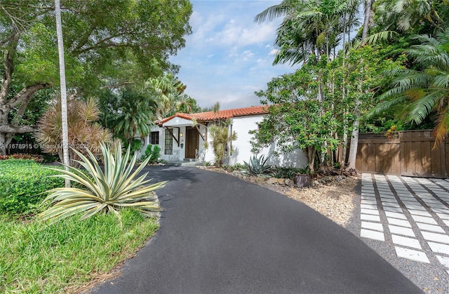 view of mediterranean / spanish house