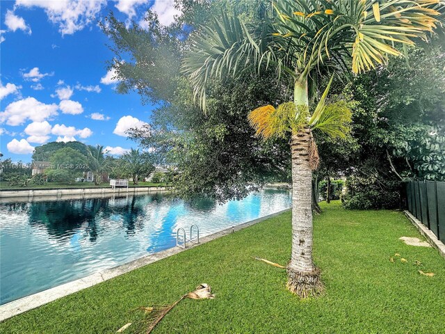 view of water feature