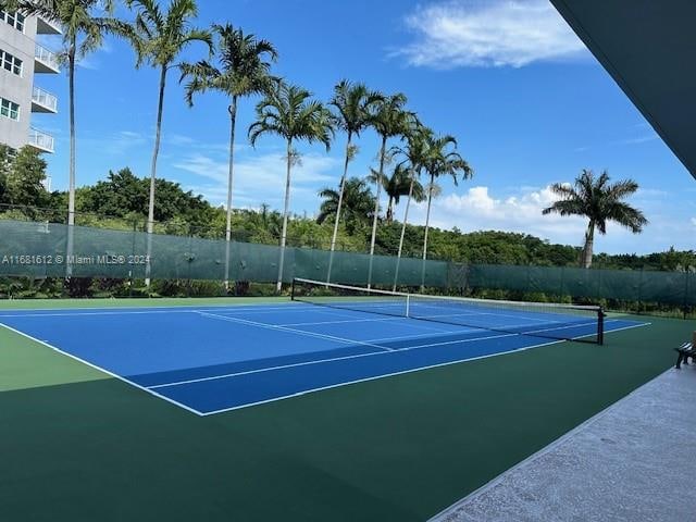 view of sport court featuring basketball court