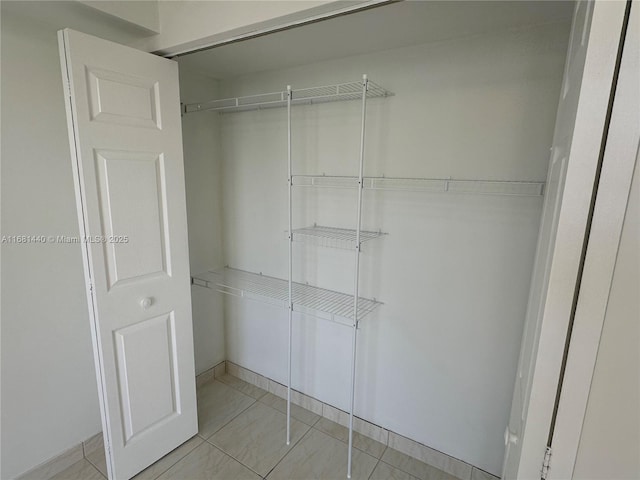 view of closet